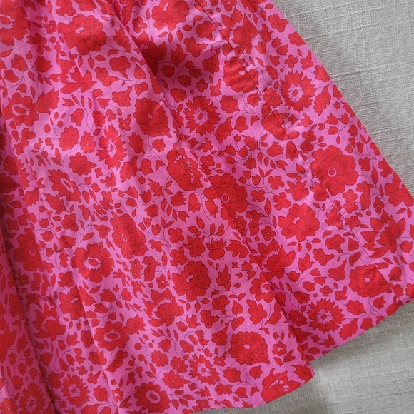Jacadi Pink Liberty Floral Skirt + Headband. - Picture 4 of 9